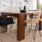 American Mahogany::Gallery::American Mahogany Transformer Table Shown with Removable Panels