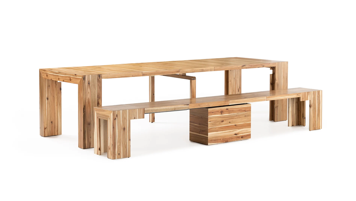 Triangular Transformative Table Transformative Table Bar Cart for Efficient Storage & Display