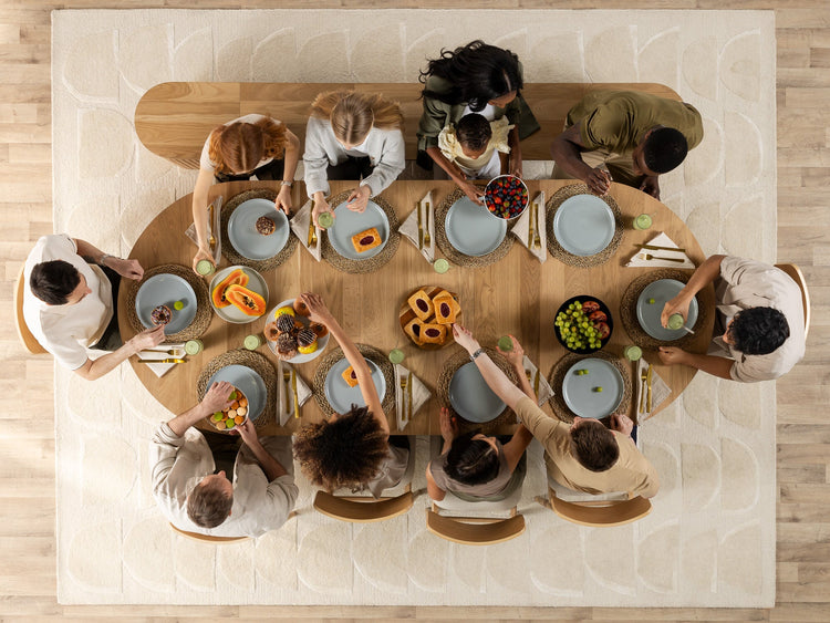 Top Shot of Transformer Round Table